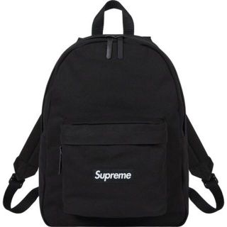 シュプリーム(Supreme)のSupreme Canvas Backpack Black 黒 リュック(バッグパック/リュック)