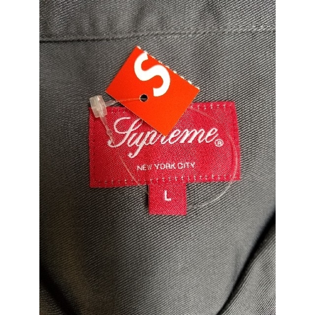 supreme 2-Tone Work Shirt L グレー 3