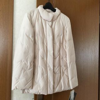 sanyo coat サンヨー　ダウンコート　クリーム　フーデット　三陽商会　9