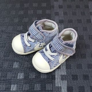 コンバース(CONVERSE)のコンバース◇子供靴　12.5㎝　ﾊｲｶｯﾄ/ﾋｯｺﾘｰ/ｽﾄﾗｲﾌﾟ/ﾌﾞﾙｰ(スニーカー)