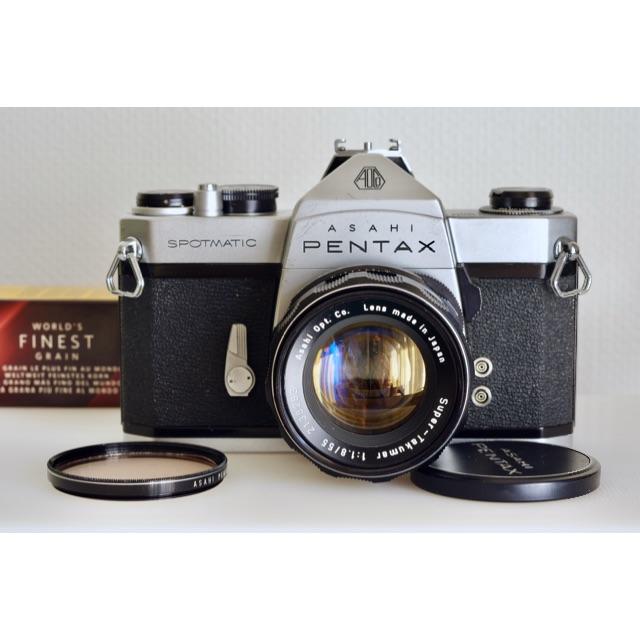 PENTAX(ペンタックス)のPentax SP + S.Takumar 1:1.8 / 55 美品・試写済 スマホ/家電/カメラのカメラ(フィルムカメラ)の商品写真