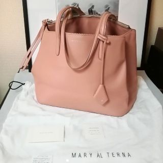 ドゥーズィエムクラス(DEUXIEME CLASSE)の非常に美品6.5万。MARY AL TERNA　オールレザー　ショルダートート(ショルダーバッグ)