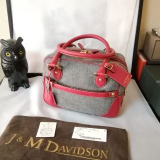 ジェイアンドエムデヴィッドソン(J&M DAVIDSON)の非常に美品12.6万。J&M Davidson　MiniMia　ハンドバッグ(ハンドバッグ)