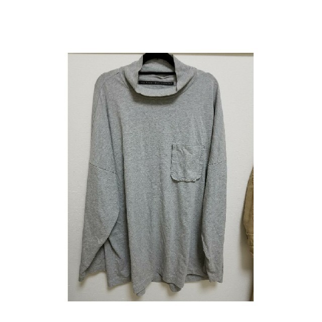 Dulcamara(ドゥルカマラ)のMy Beautiful Landlet/ハイネックビッグカットソー グレー メンズのトップス(Tシャツ/カットソー(七分/長袖))の商品写真