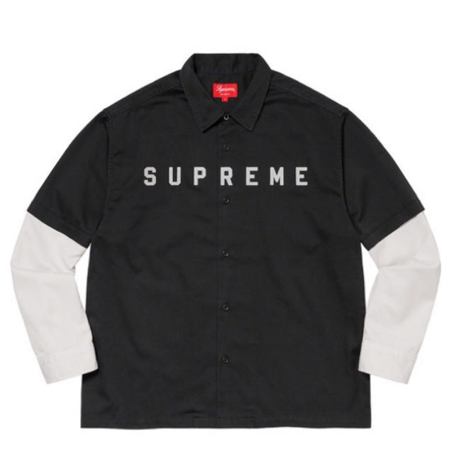 【Lサイズ】Supreme 2-Tone Work Shirt