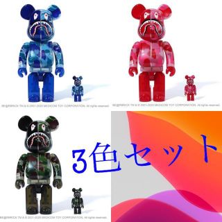 アベイシングエイプ(A BATHING APE)のBe@rbrick Clear ABC Camo 400% & 100%(その他)