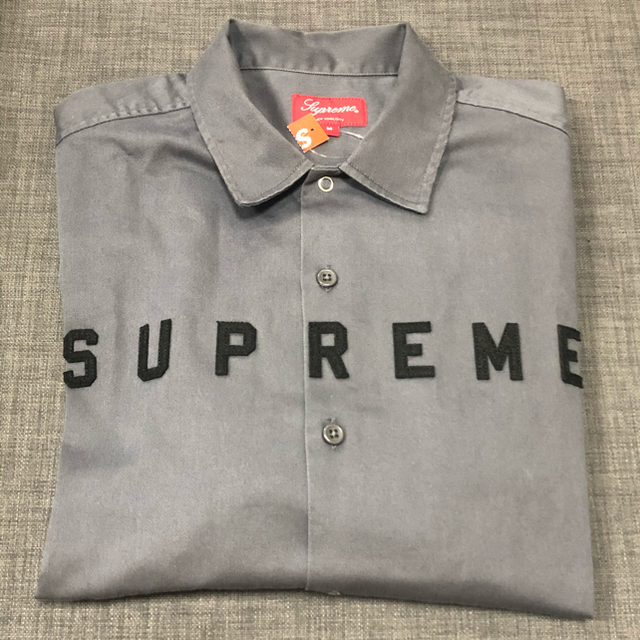 Supreme(シュプリーム)のM Supreme 2-Tone Work Shirt dark grey メンズのトップス(シャツ)の商品写真