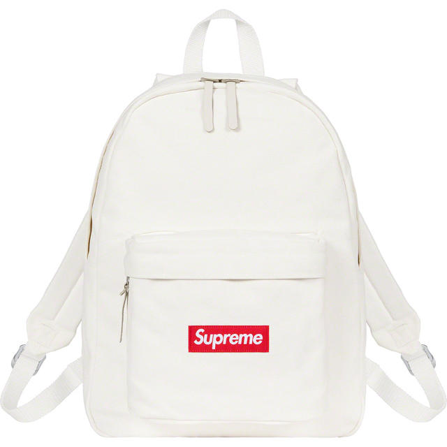 Supreme Canvas Backpack whiteバッグ