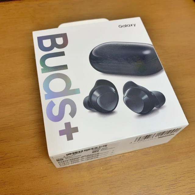 Galaxy(ギャラクシー)のGalaxy buds＋ ブラック(サービスセンター新品交換済み) スマホ/家電/カメラのオーディオ機器(ヘッドフォン/イヤフォン)の商品写真