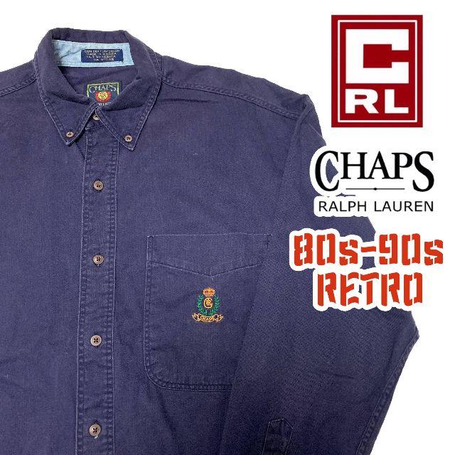 CHAPS(チャップス)の80s - 90s チャップス ラルフローレン ボタンダウン 長袖シャツ゚ M メンズのトップス(シャツ)の商品写真