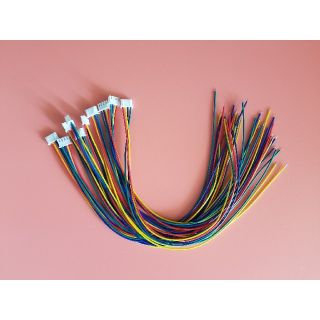 4ピンコネクター付き 電線ワイヤー 24AWG 30cm 40個 電子工作用(各種パーツ)