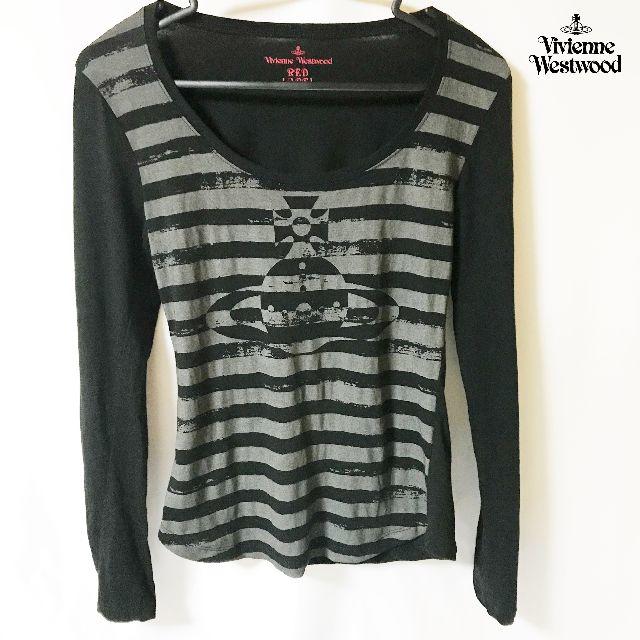 Vivienne Westwood(ヴィヴィアンウエストウッド)の【vivienne westwood】ビックORB ロングT ペプラム レディースのトップス(Tシャツ(長袖/七分))の商品写真