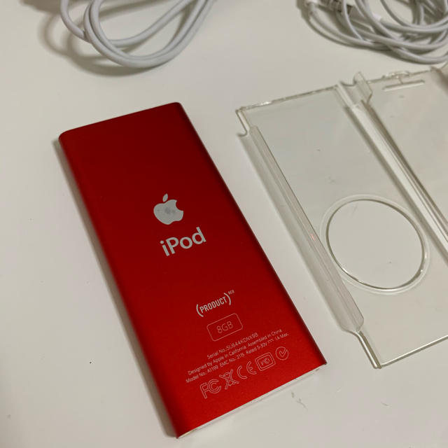 【本日発送】iPod nano第2世代　イヤホン、ケース、アダプタ、ケーブル付き