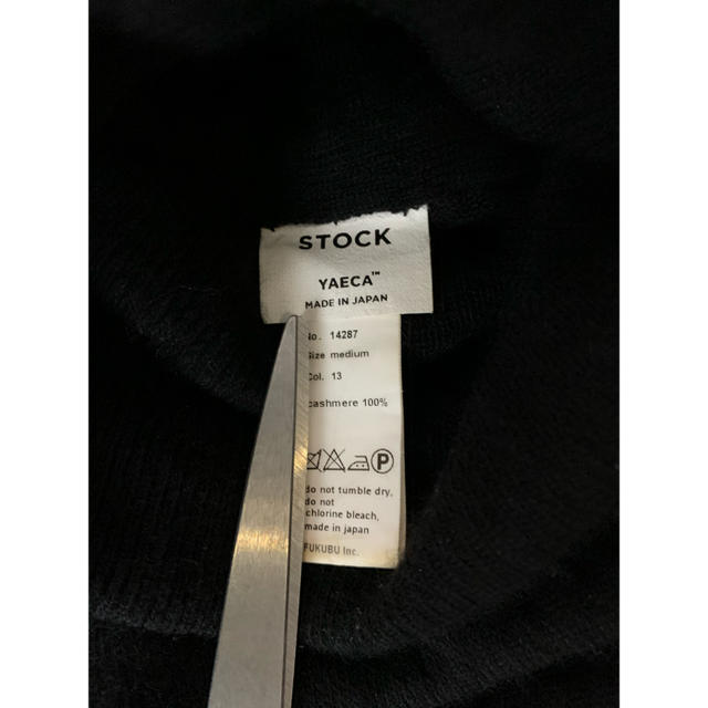 YAECA(ヤエカ)のYAECA　 ヤエカ　カシミヤ　タートルネックニット　セーター　ブラック メンズのトップス(ニット/セーター)の商品写真