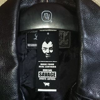 ネイバーフッド(NEIGHBORHOOD)の【専用】ネイバーフッド SAVAGE SVG バンディットレザー ダブル(ライダースジャケット)