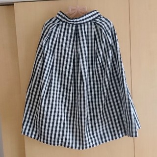 ♡週末限定価格♡ギンガムチェック×グリーン♡リバーシブルスカート♡(ひざ丈スカート)