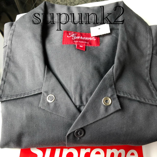 【Mサイズ送料込】supreme 2-Tone Work Shirt 1