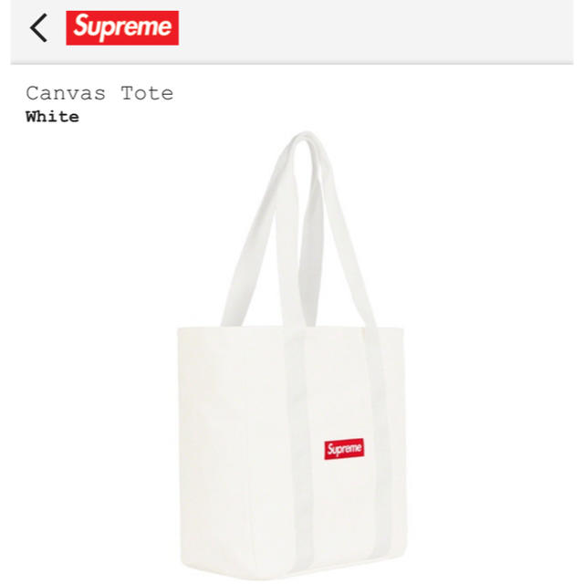 Supreme Canvas Tote メンズのバッグ(トートバッグ)の商品写真
