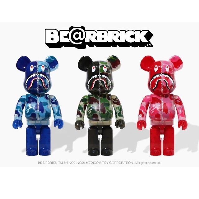 堅実な究極の MEDICOM ベアブリック 3体セット % 400 100% BE@RBRICK