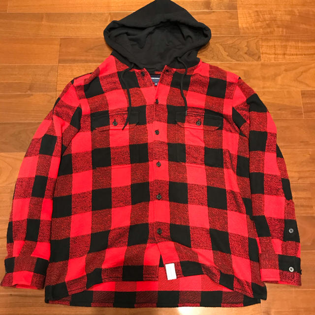 W)taps(ダブルタップス)のDESCENDANT hooded shirt サイズ3 メンズのトップス(パーカー)の商品写真