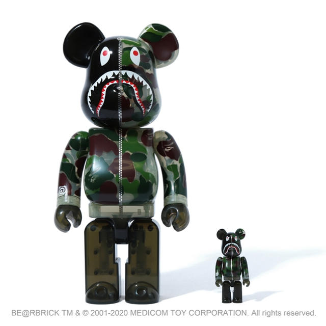 BAPE BE@RBRICK 100% 400% 3体セット