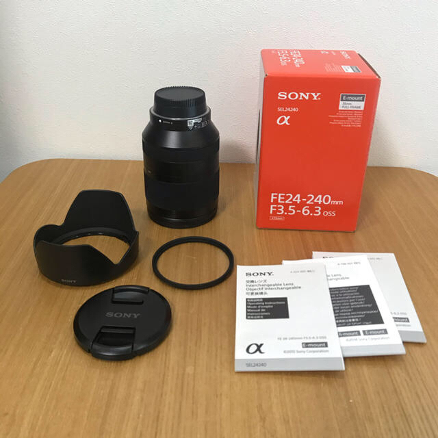 SONY(ソニー)のSONY FE 24-240F3.5-6.3 OSS フィルター付き スマホ/家電/カメラのカメラ(レンズ(ズーム))の商品写真