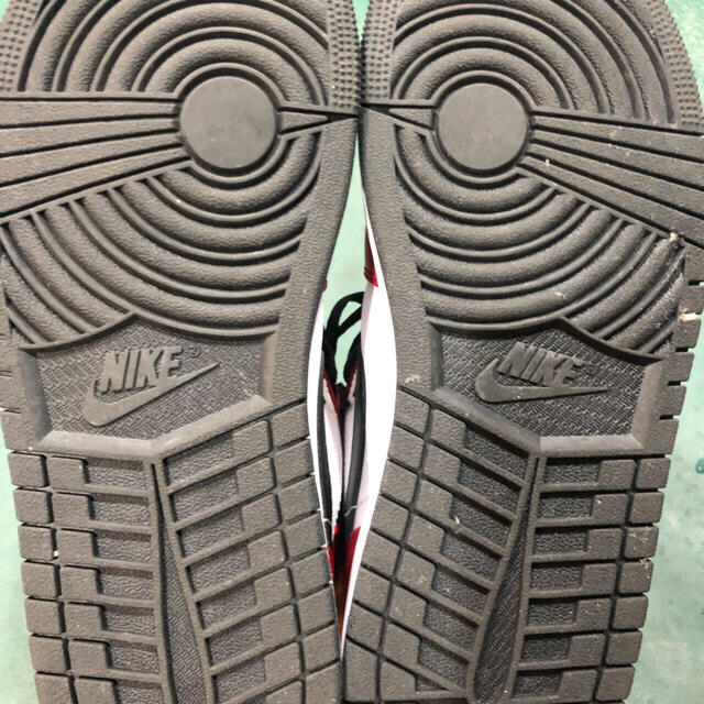 Nike AirJordan1 mid Chicago black toe 2