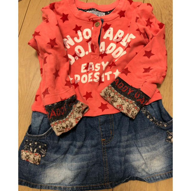 daddy oh daddy(ダディオーダディー)のワンピース キッズ/ベビー/マタニティのキッズ服女の子用(90cm~)(ワンピース)の商品写真