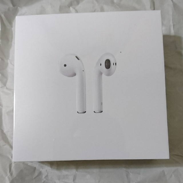 Apple airpods MV7N2J/A 新品未開封 保証未開始ヘッドフォン/イヤフォン