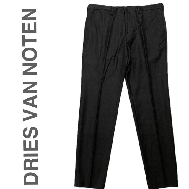 DRIES VAN NOTEN(ドリスヴァンノッテン)の【ドリスヴァンノッテン】カシミヤ入り スラックス パンツ モード ビジネス メンズのパンツ(スラックス)の商品写真