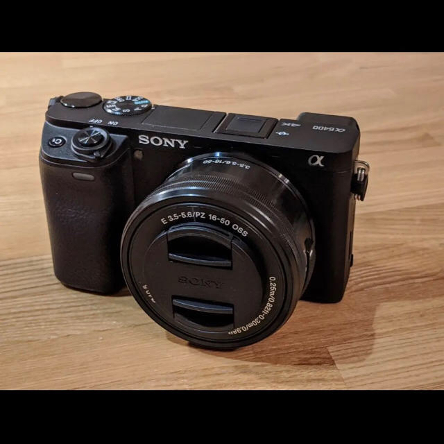 美品】Sony α6400 ダブルズームレンズキット 延長保証付 ブラック