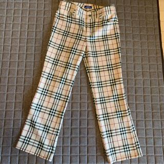 バーバリーブルーレーベル(BURBERRY BLUE LABEL)のバーバリー　チェックパンツ(カジュアルパンツ)