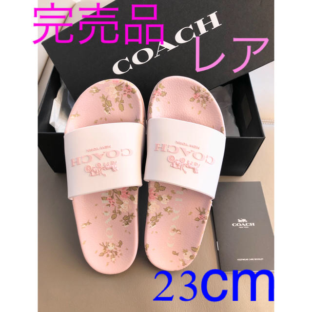 COACH - 【未使用】コーチ スライド サンダル レディース 花柄 ...