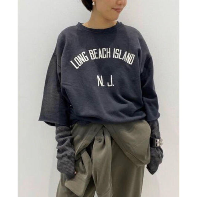 L'Appartement DEUXIEME CLASSE(アパルトモンドゥーズィエムクラス)のSTAMMBAUM/シュタンバウム　LOGO H/S Sweat   レディースのトップス(トレーナー/スウェット)の商品写真