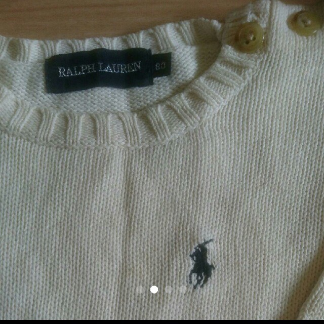Ralph Lauren(ラルフローレン)のラルフローレン ニット 80 キッズ/ベビー/マタニティのベビー服(~85cm)(ニット/セーター)の商品写真