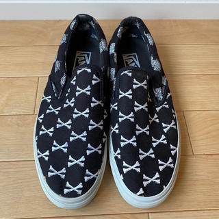 ダブルタップス(W)taps)の希少！vans ヴァンズ　バンズ　SLIP ON ダブルタップス/クロスボーン(スニーカー)