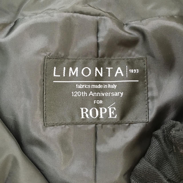 ROPE’(ロペ)のROPE ✖️LIMONTA ノーカラーブルゾン　ダウン レディースのジャケット/アウター(ダウンジャケット)の商品写真