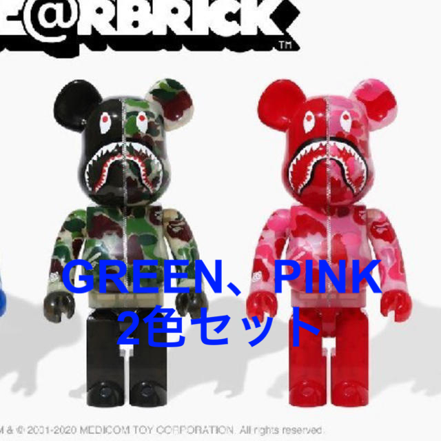 BE@RBRICK CLEAR ABC CAMO SHARKエンタメ/ホビー