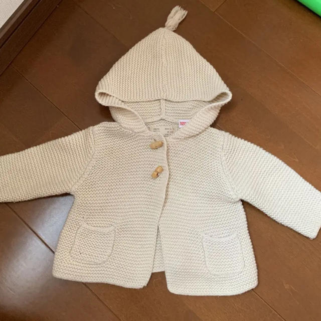 ZARA KIDS(ザラキッズ)のZARAbaby ニット アウター 1-3m size62 キッズ/ベビー/マタニティのベビー服(~85cm)(カーディガン/ボレロ)の商品写真