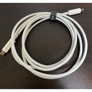 アップル(Apple)のApple Thunderboltケーブル（2.0 m）- ホワイト(PC周辺機器)
