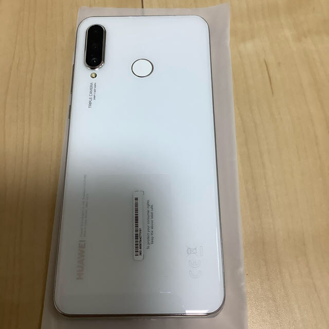 Softbank(ソフトバンク)のHUAWEI P30 lite パールホワイト スマホ/家電/カメラのスマートフォン/携帯電話(スマートフォン本体)の商品写真