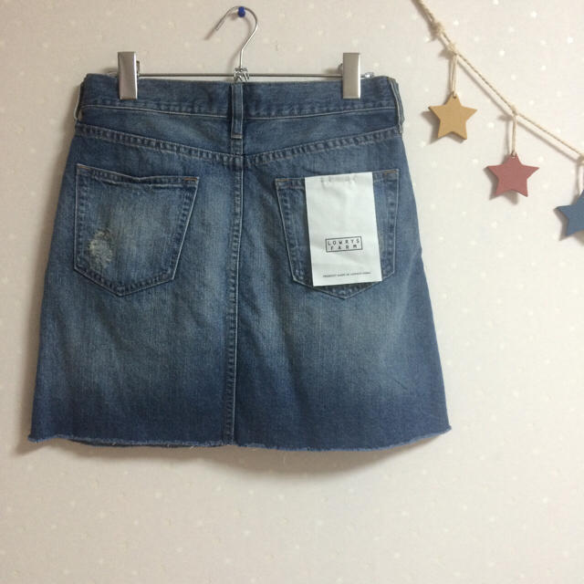 LOWRYS FARM(ローリーズファーム)のパッチワークデニムスカート レディースのスカート(ミニスカート)の商品写真
