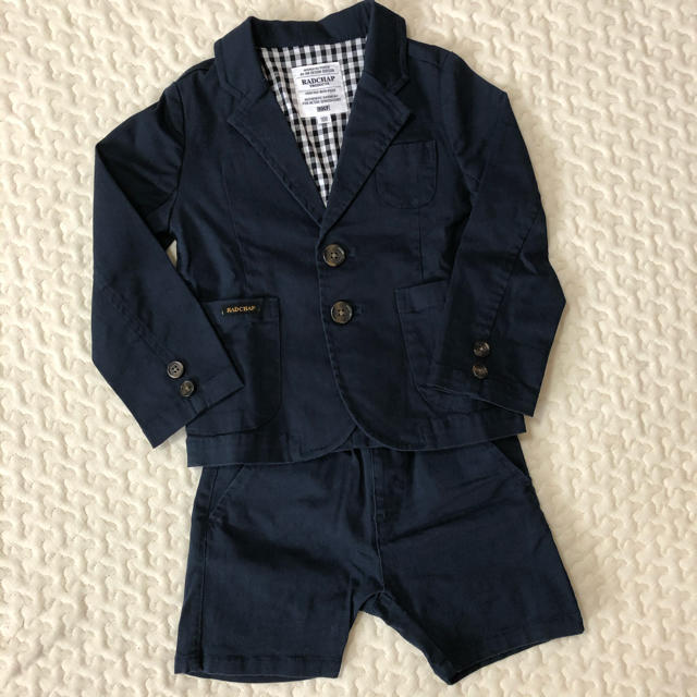 Branshes(ブランシェス)のboysジャケットフォーマル★100 キッズ/ベビー/マタニティのキッズ服男の子用(90cm~)(ドレス/フォーマル)の商品写真