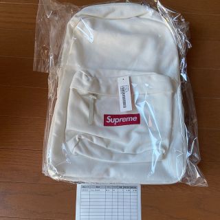 シュプリーム(Supreme)のsupreme backpack 白　シュプリーム納品書付き(バッグパック/リュック)