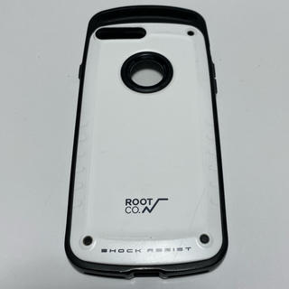 【root co】iPhone7+ iPhone8+ ケース　白(iPhoneケース)