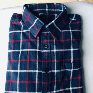 ユニクロ(UNIQLO)のキッズ　ネルシャツ150(ブラウス)