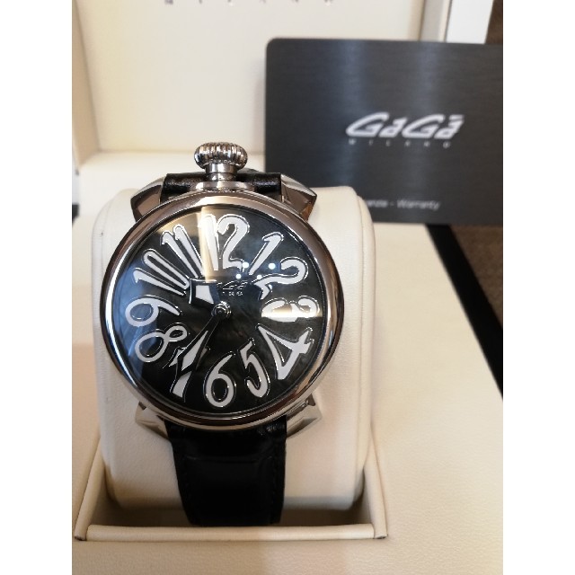 GaGa MILANO(ガガミラノ)のRyO様専用　ガガミラノ　マヌアーレ　40mm　黒　ユニセックス メンズの時計(腕時計(アナログ))の商品写真