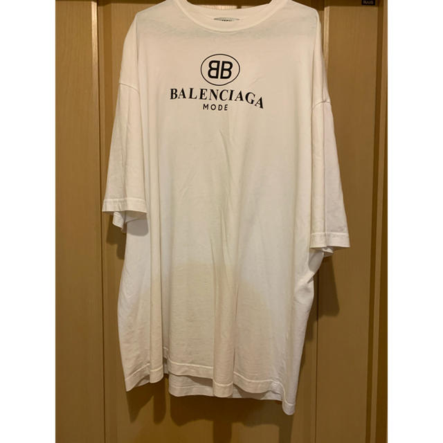 BALENCIAGA バレンシアガ メルポール・チャールズ 508203 TBU42 4128 Tシャツ コットン/コットン100% メンズ