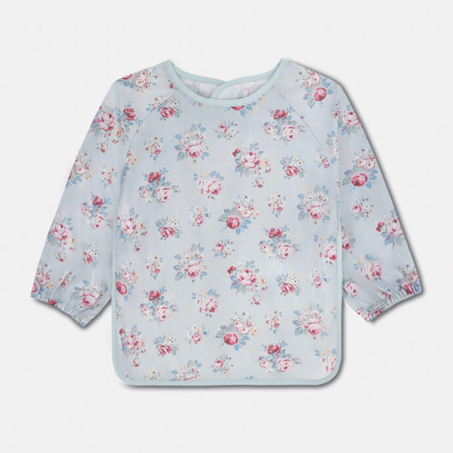 Cath Kidston(キャスキッドソン)の★ゆりこ様専用★Cath Kids 長袖エプロン＋ピンクトレー キッズ/ベビー/マタニティの授乳/お食事用品(お食事エプロン)の商品写真