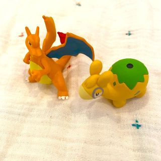 ヨシノヤ(吉野家)の【ポケ盛】リザードン ドンメル 吉野家 ポケモンフィギュア(キャラクターグッズ)